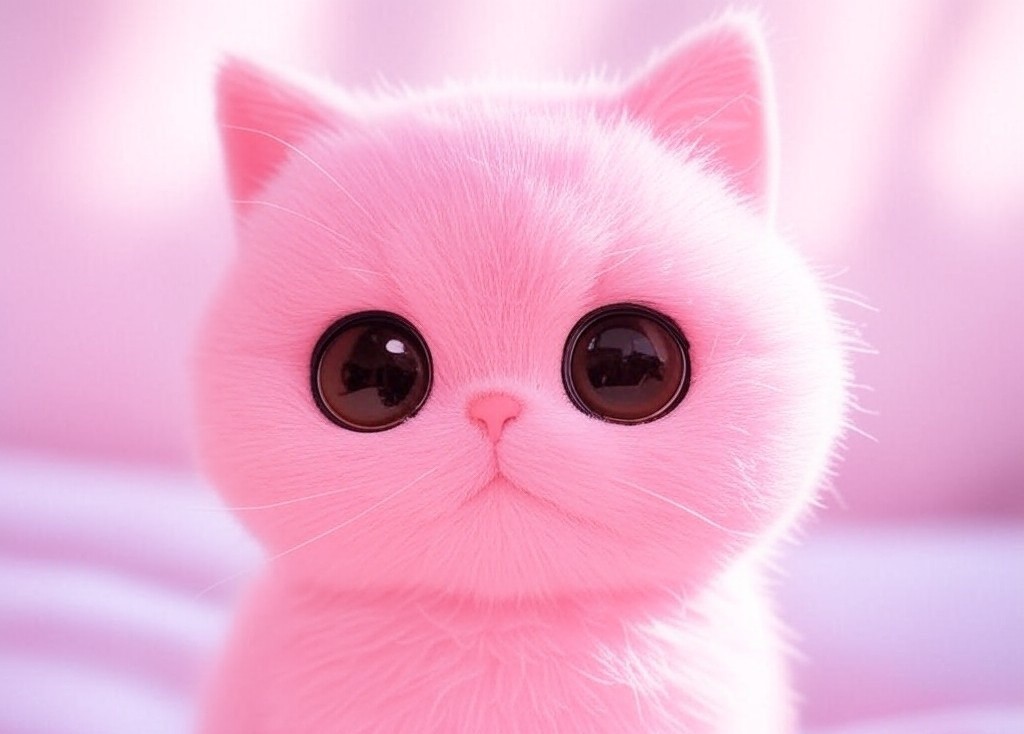 Pink Pixel Cat cat4